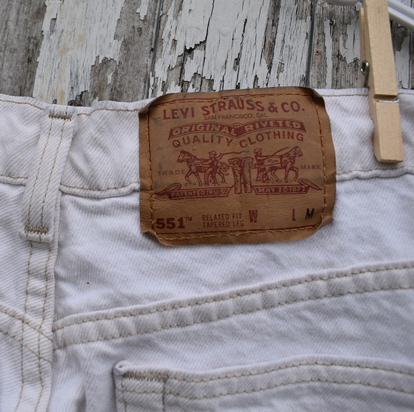 Levi's Denim - Vintage Levi's 551 White Jeans